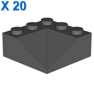 CORNER BRICK 3X3/22.5° INSIDE X 20