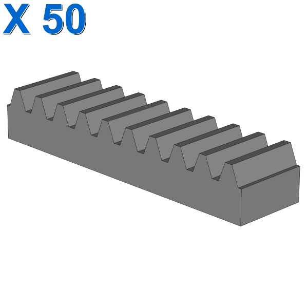 TOOTHED BAR M=1, Z=10 X 50