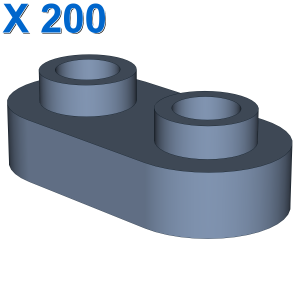 Plate, Modified 1 x 2 Rounded with 2 Open Studs X 200