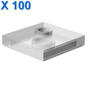 PLATE 2X2 W 1 KNOB X 100