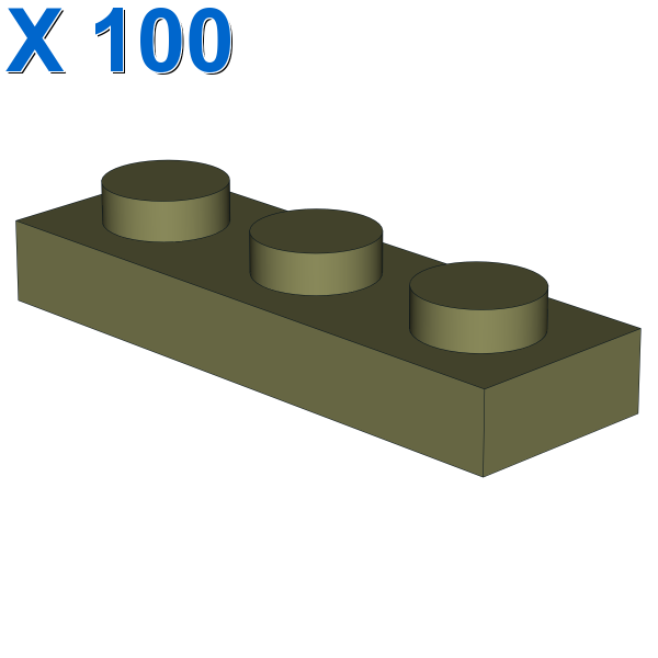 PLATE 1X3 X 100