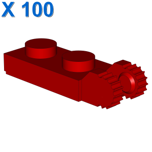 PLATE 1X2 W/FORK/VERTICAL/END X 100