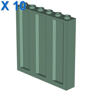 WALL 1X6X5 CONTAINER X 10