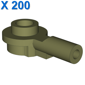 Bar 1L with 1 x 1 Round Plate with Hollow Stud X 200