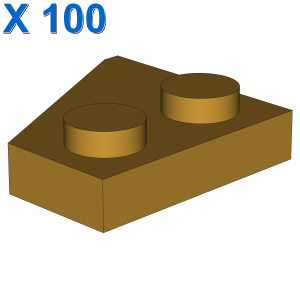 RIGHT PLATE 2x2 27DEG X 100