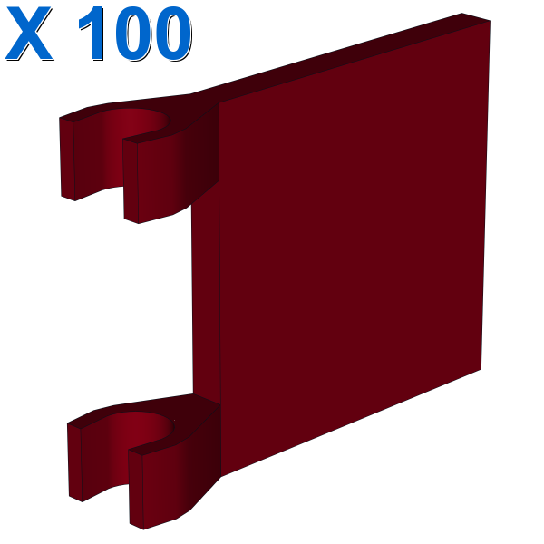 FLAG WITH 2 HOLDERS X 100