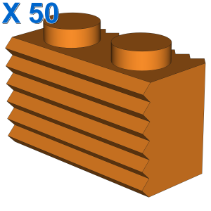 PROFILE BRICK 1X2 X 50