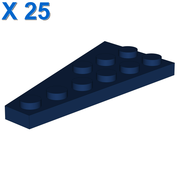 RIGHT PLATE 3X6 W. ANGLE X 25