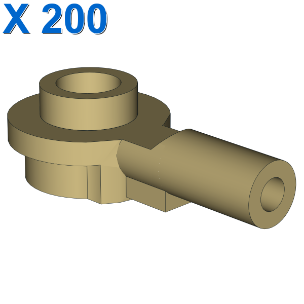 Bar 1L with 1 x 1 Round Plate with Hollow Stud X 200