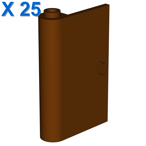 LEFT DOOR W/KNOB HINGE 1X3X4 X 25