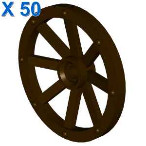 WHEEL WITH SPOKES Ø33.8 X 50