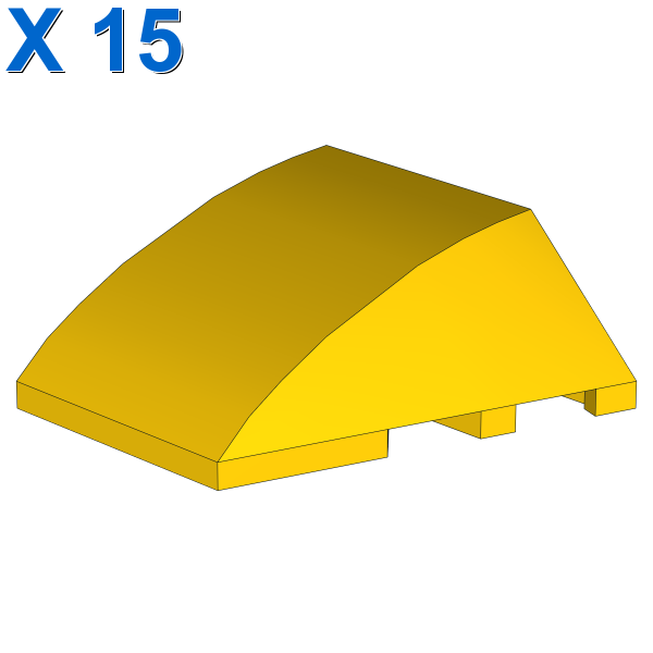 BRICK 4X3 W. BOW/ANGLE X 15