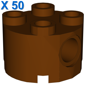 BRICK 2X2 ROUND WITH HOLE Ø4,85 X 50