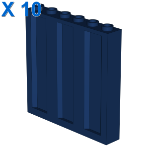 WALL 1X6X5 CONTAINER X 10