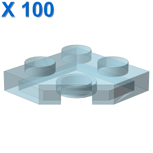 Wedge, Plate 2 x 2 Cut Corner X 100