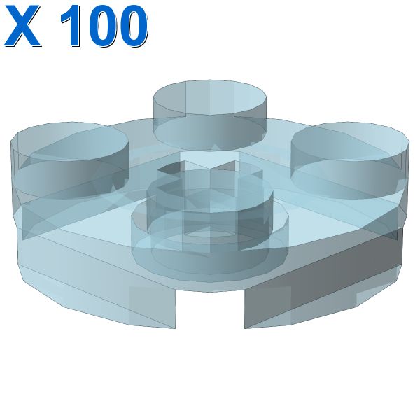 PLATE 2X2 ROUND X 100