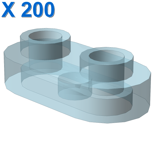 Plate, Modified 1 x 2 Rounded with 2 Open Studs X 200