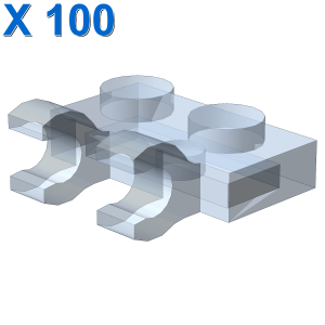PLATE 1X2 W/HOLDER, VERTICAL X 100