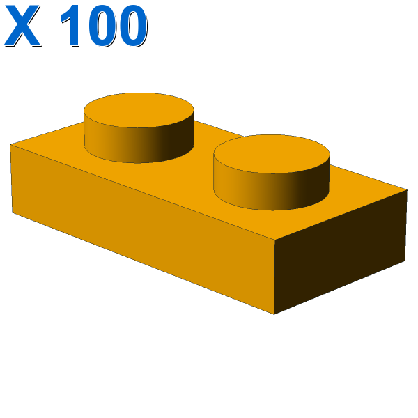 PLATE 1X2 X 100