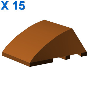 BRICK 4X3 W. BOW/ANGLE X 15