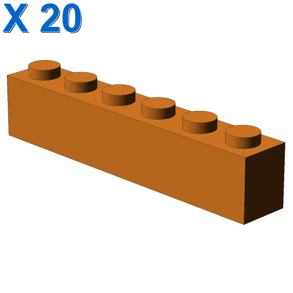 BRICK 1X6 X 20