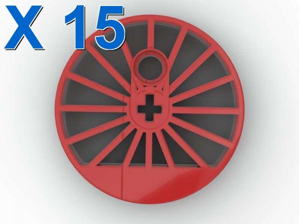 Train Wheel 36.5mm (Blind Driver) X 15