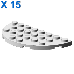 1/2 CIRCLE PLATE 4X8 X 15