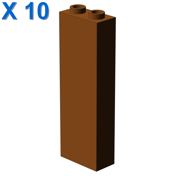 BRICK 1X2X5 X 10