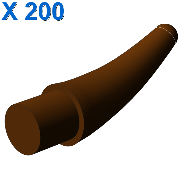 Horn w. shaft ø 3.2 X 200