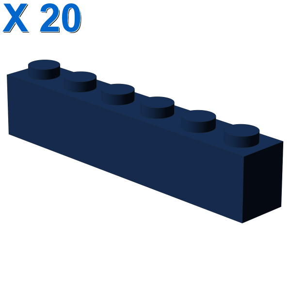 BRICK 1X6 X 20