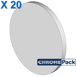 ROUND SIGN W. SNAP, 20 Stück