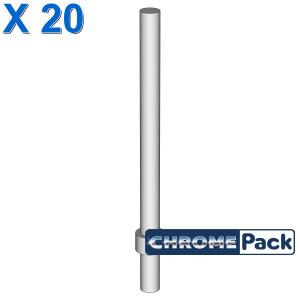STICK 6M W/FLANGE, 20 Stück