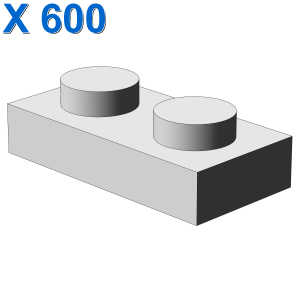 PLATE 1X2 X 600