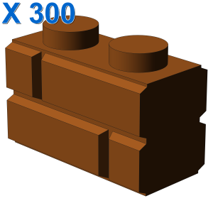 Profile brick 1x2 single gro. X 300