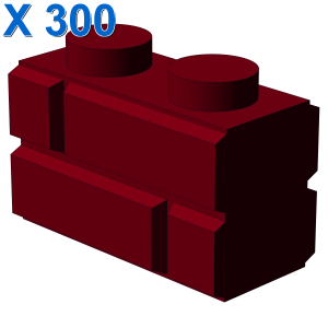 Profile brick 1x2 single gro. X 300