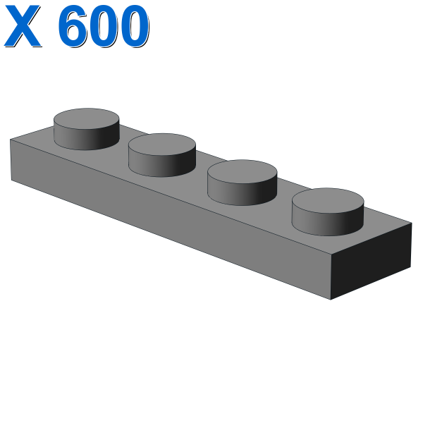 PLATE 1X4 X 600