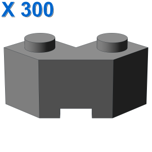 Brick 2x2 w. angle 45 degrees X 300