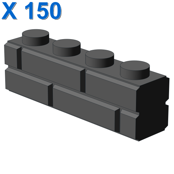 PROFILE BRICK 1x4 SINGLE GRO. X 150