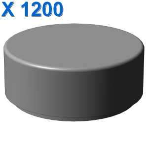 FLAT TILE 1X1, ROUND X 1200