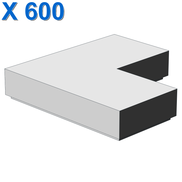 FLAT TILE CORNER 1X2X2 X 600