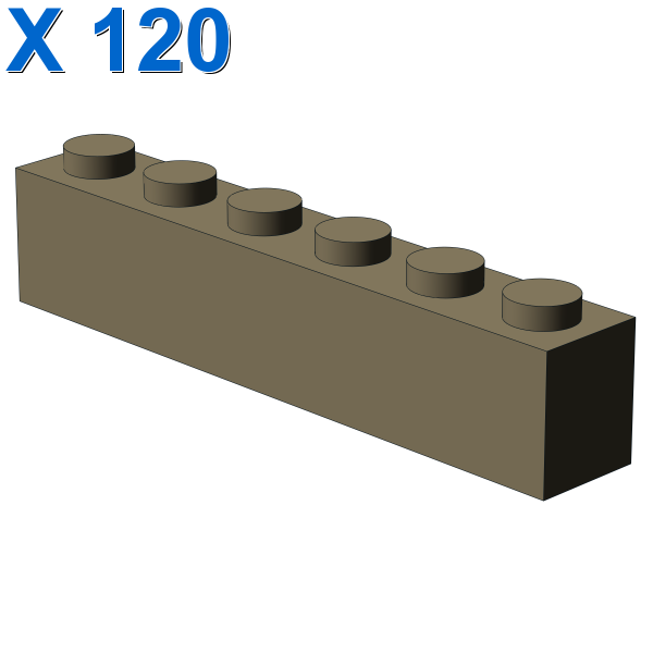 BRICK 1X6 X 120