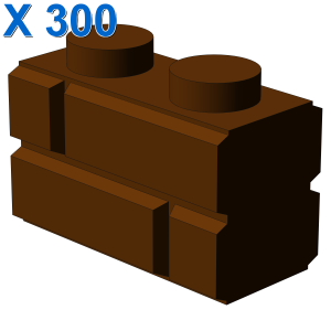 Profile brick 1x2 single gro. X 300