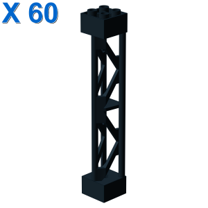 LATTICE TOWER 2X2X10 W/CROSS X 60