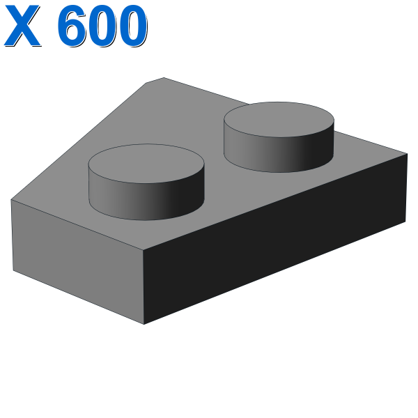 RIGHT PLATE 2x2 27DEG X 600