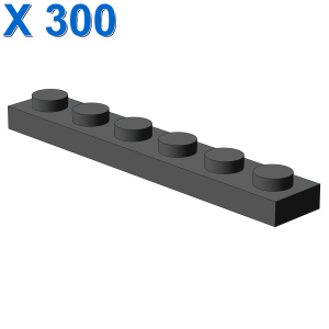 PLATE 1X6 X 300