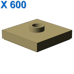 PLATE 2X2 W 1 KNOB X 600