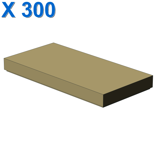 FLAT TILE 2X4 X 300