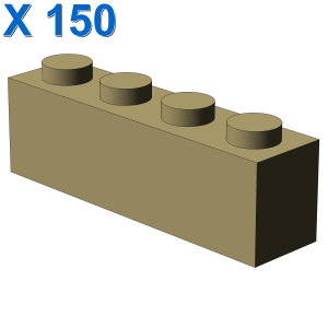 BRICK 1X4 X 150