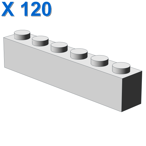 BRICK 1X6 X 120