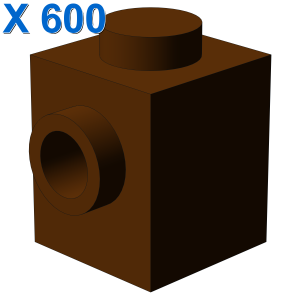 BRICK 1X1 W. 1 KNOB X 600